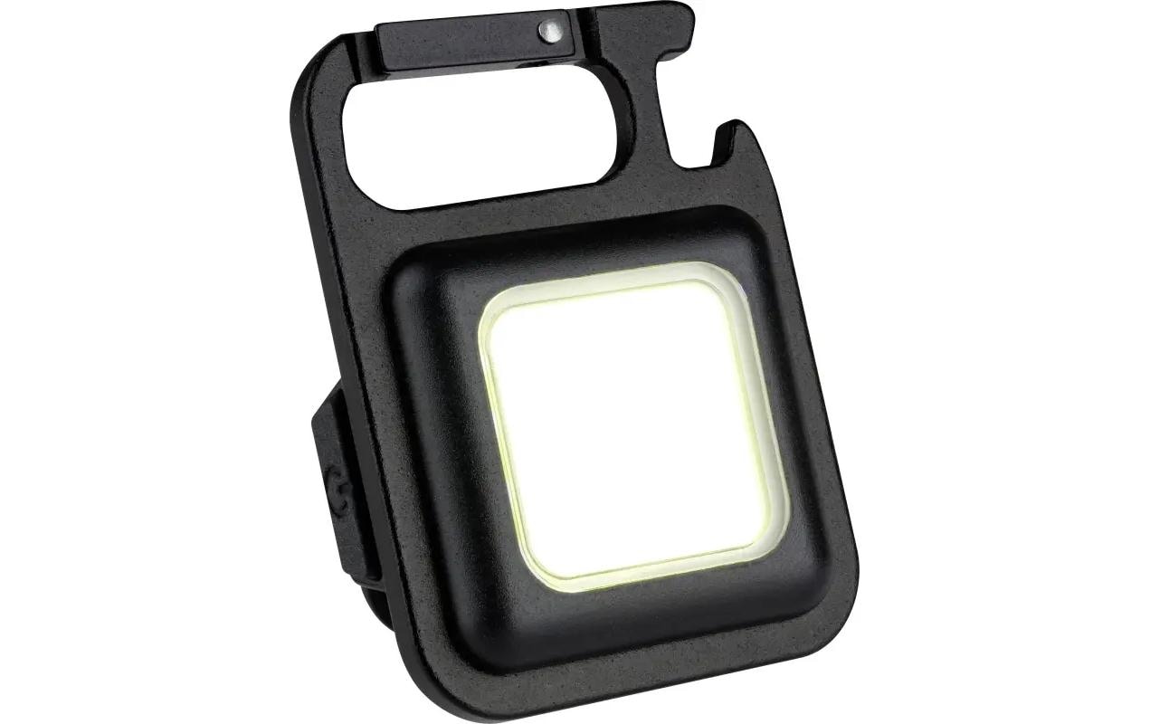 TFA-Dostmann TFA Dostmann Arbeitsleuchte COB Mini – 350 lm, 6 W, Akku/USB, dimmbar – Schwarz
