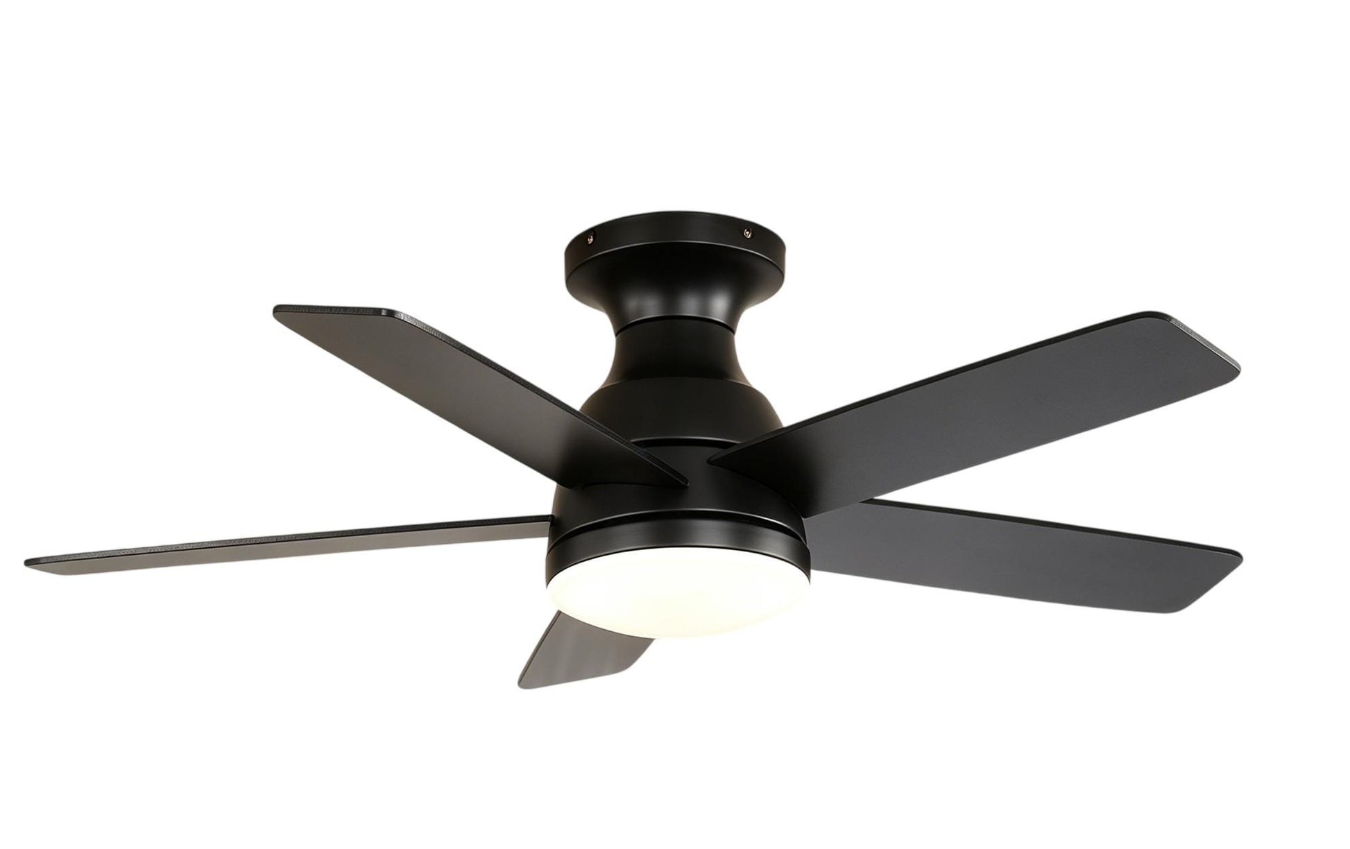 Ozeanos Technology Ozeanos Deckenventilator KBS-44K009 – 44 cm, 51 W, 6 Stufen, Timer, Fernbedienung, Schwarz