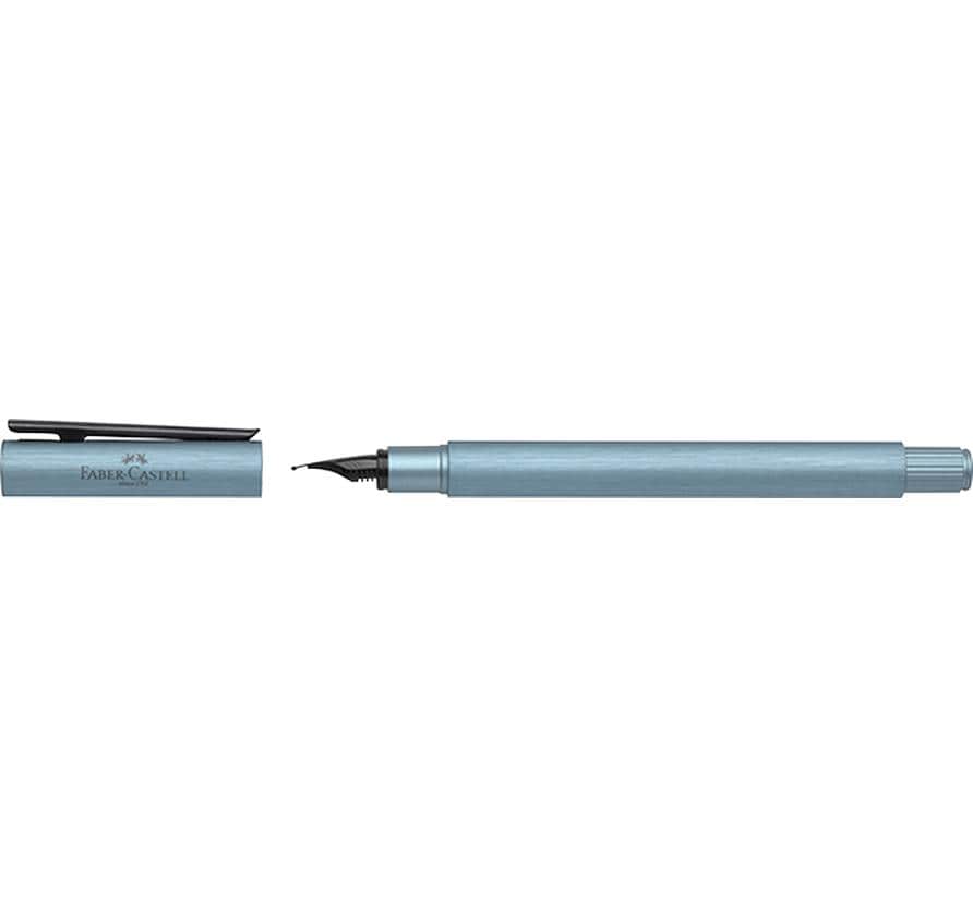 Faber-Castell Neo Slim – Füllfederhalter – M – Hellblau – Aluminium