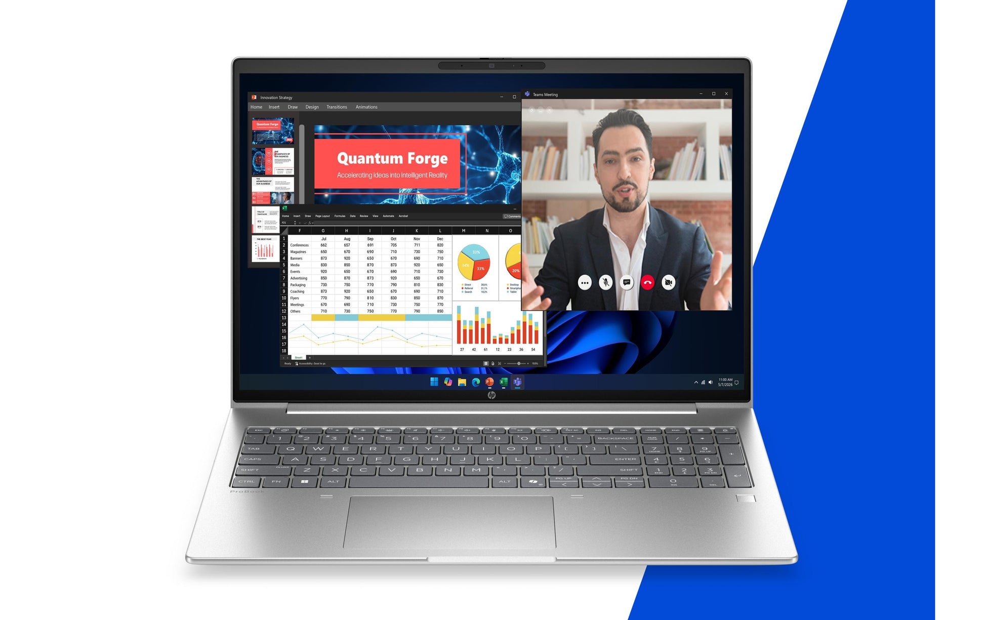 HP ProBook 4 G2i 16 – 16" WUXGA, Core 7 350, 16 GB, 512 GB SSD, Win 11 Pro, QWERTZ (CH)