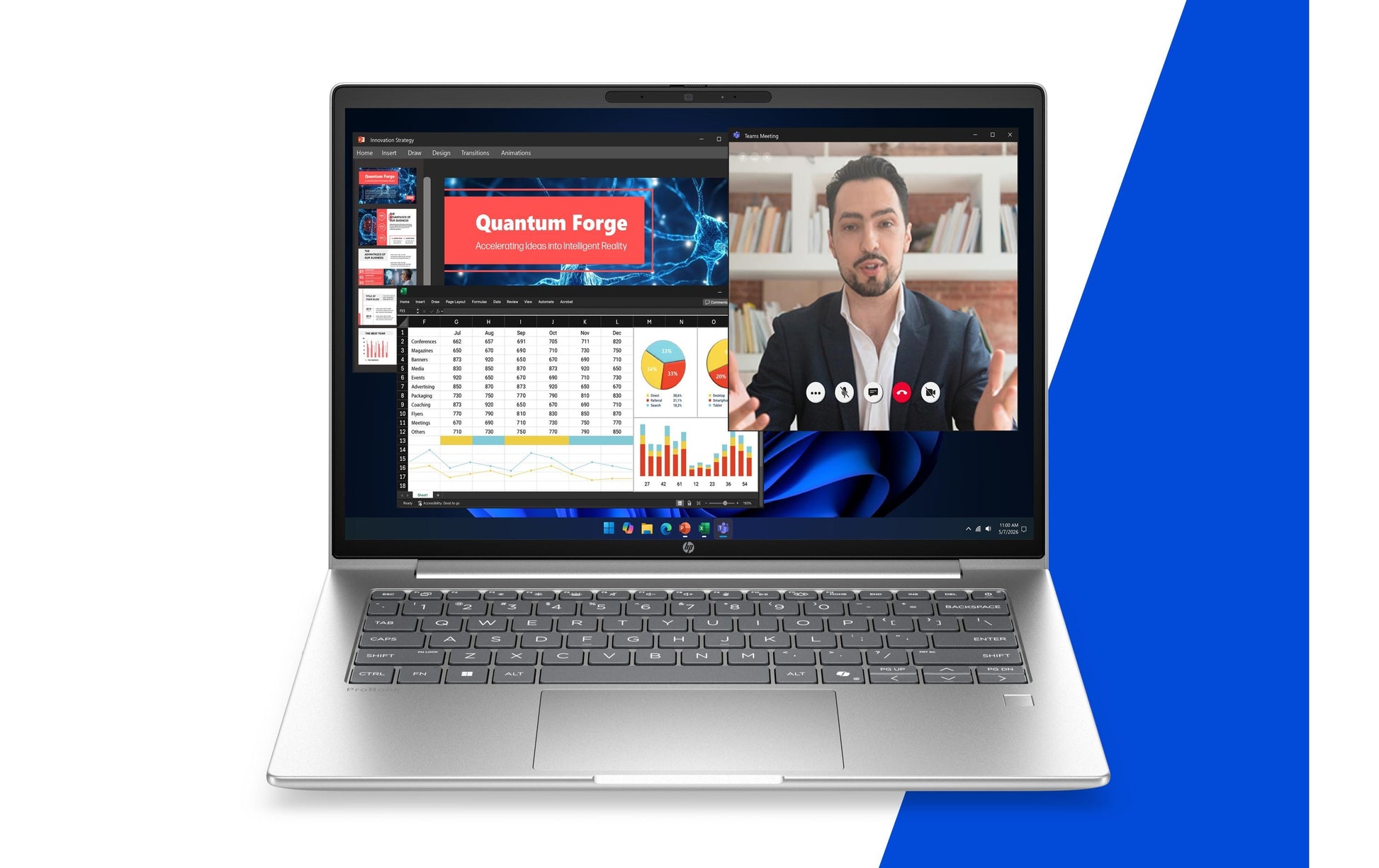 HP ProBook 4 G2i – 14" WUXGA, Core 7 350, 32 GB, 512 GB SSD, Win 11 Pro, QWERTZ (CH)