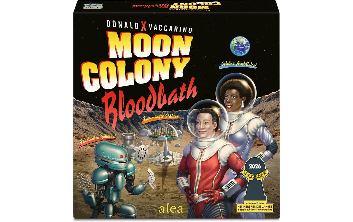 Ravensburger Moon Colony Bloodbath – Partyspiel, 1–5 Spieler, ab 14 Jahren, 30 Min., DE