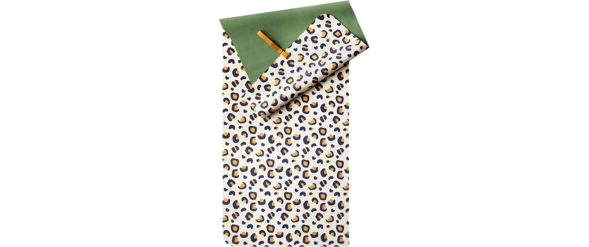Yogitier Yogamatte – 60 × 180 cm, 2 mm – Mehrfarbig, Mikrofaser/Naturkautschuk