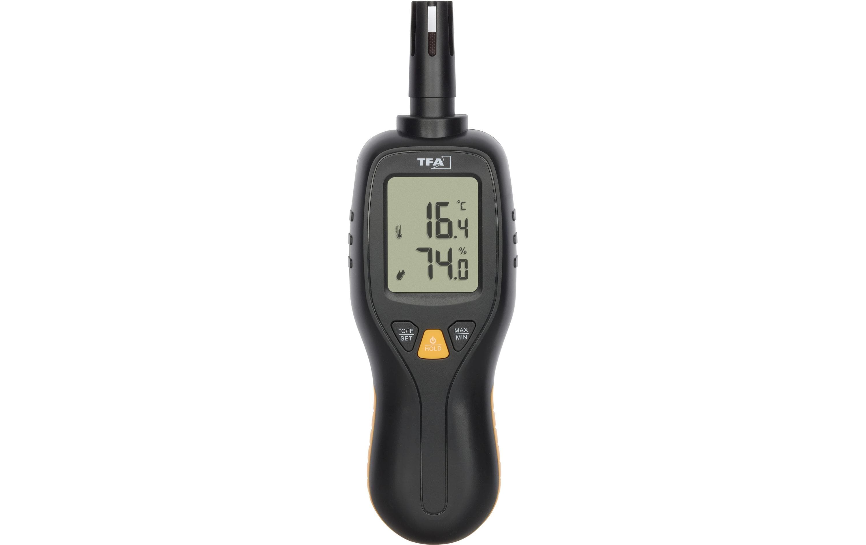 TFA-Dostmann Digitales Profi-Thermo-Hygrometer Thermo-Hygrometer – 10–99 %, Innen/Aussen