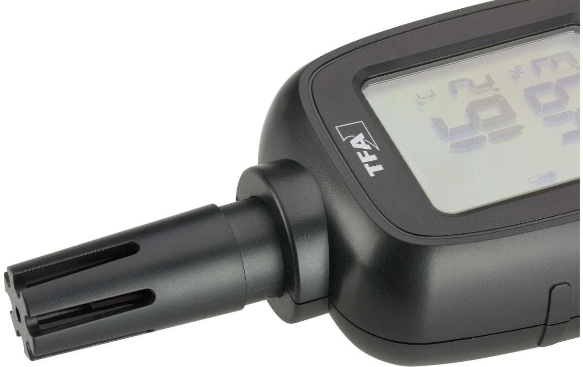TFA-Dostmann Digitales Profi-Thermo-Hygrometer Thermo-Hygrometer – 10–99 %, Innen/Aussen