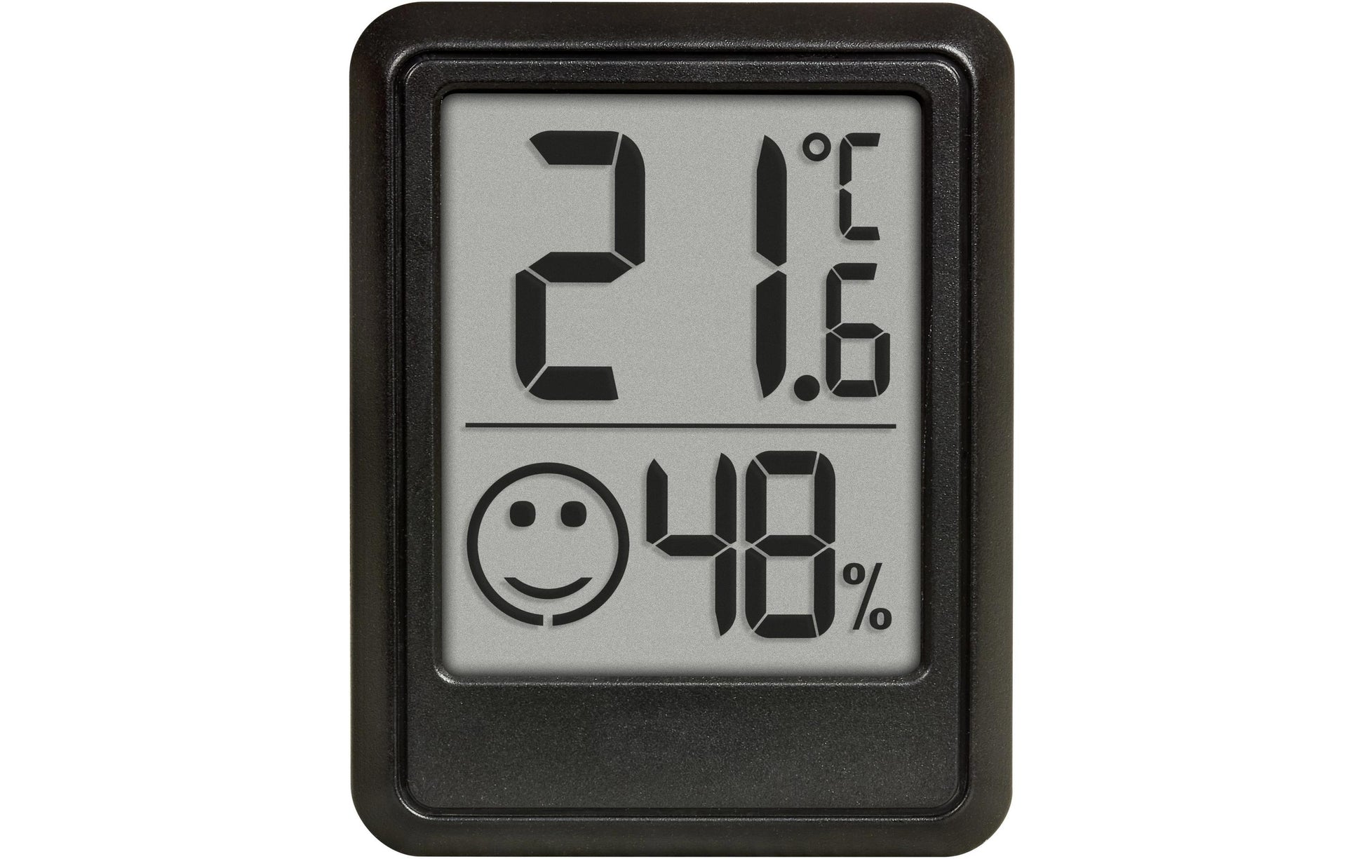TFA-Dostmann Digitales Thermo-Hygrometer – LCD, bis 50 °C, 10–95 %, Innen
