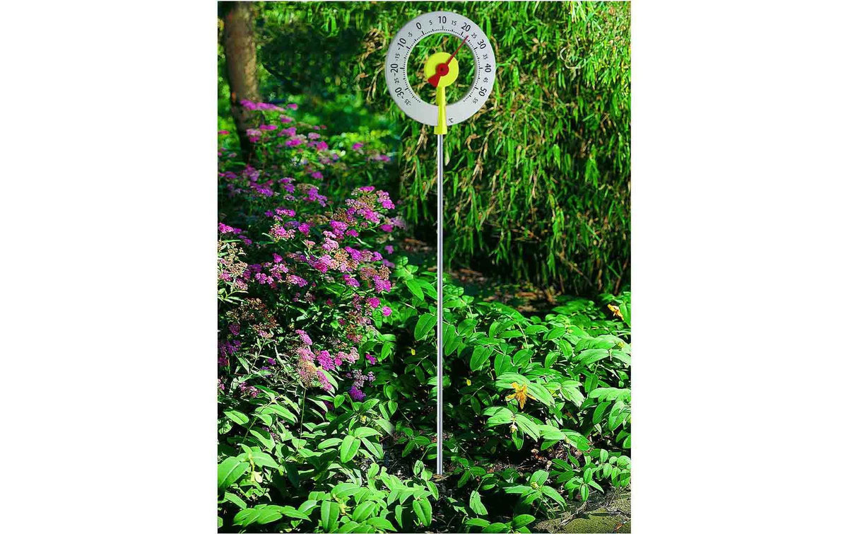 TFA-Dostmann Design-Gartenthermometer Temperatursensor – bis 60 °C, ±1 °C, Aussen