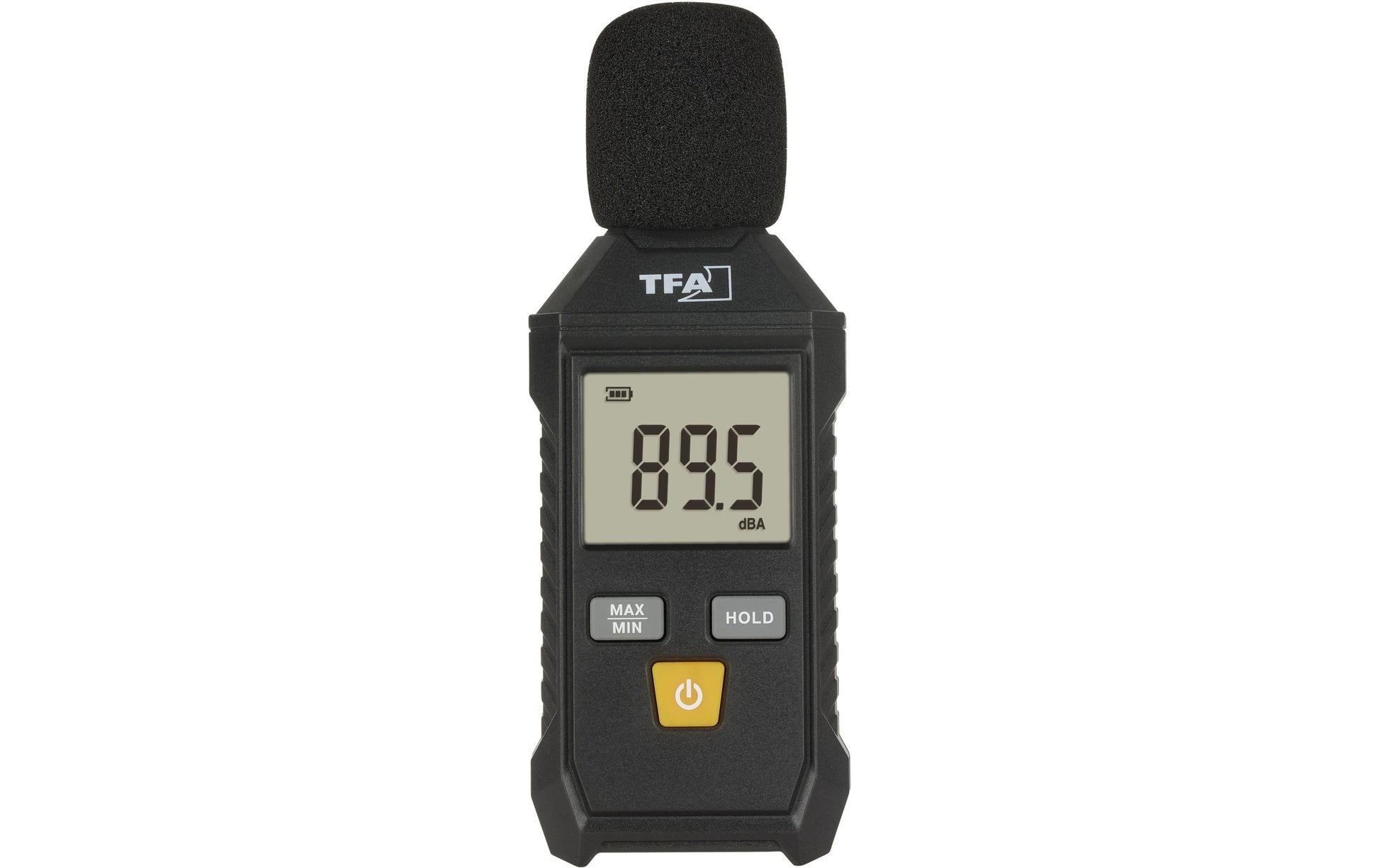 TFA-Dostmann TFA Dostmann SOUND BEE 2 – Schallpegelmesser – Alarm, MAX/MIN/AVG, kalibrierbar, für Umweltmessung, Schwarz