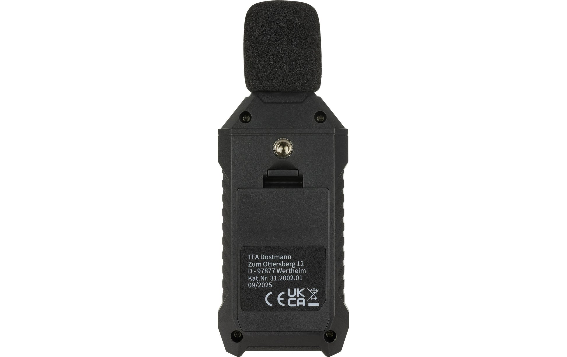 TFA-Dostmann TFA Dostmann SOUND BEE 2 – Schallpegelmesser – Alarm, MAX/MIN/AVG, kalibrierbar, für Umweltmessung, Schwarz