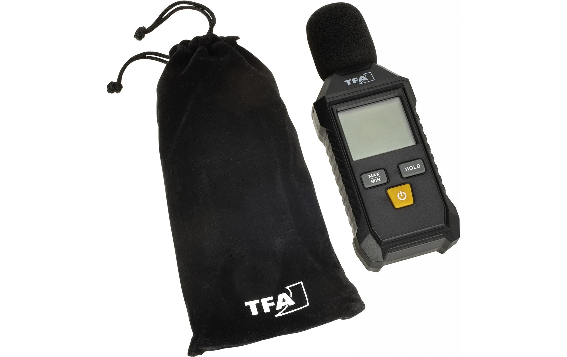 TFA-Dostmann TFA Dostmann SOUND BEE 2 – Schallpegelmesser – Alarm, MAX/MIN/AVG, kalibrierbar, für Umweltmessung, Schwarz