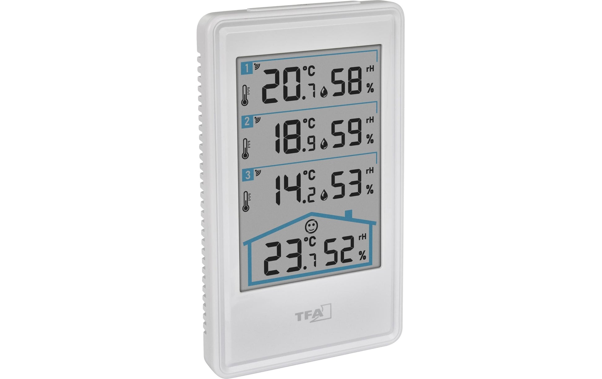 TFA-Dostmann TFA Dostmann – Thermo-/Hygrosensor, Funk, inkl. Sender – Weiss