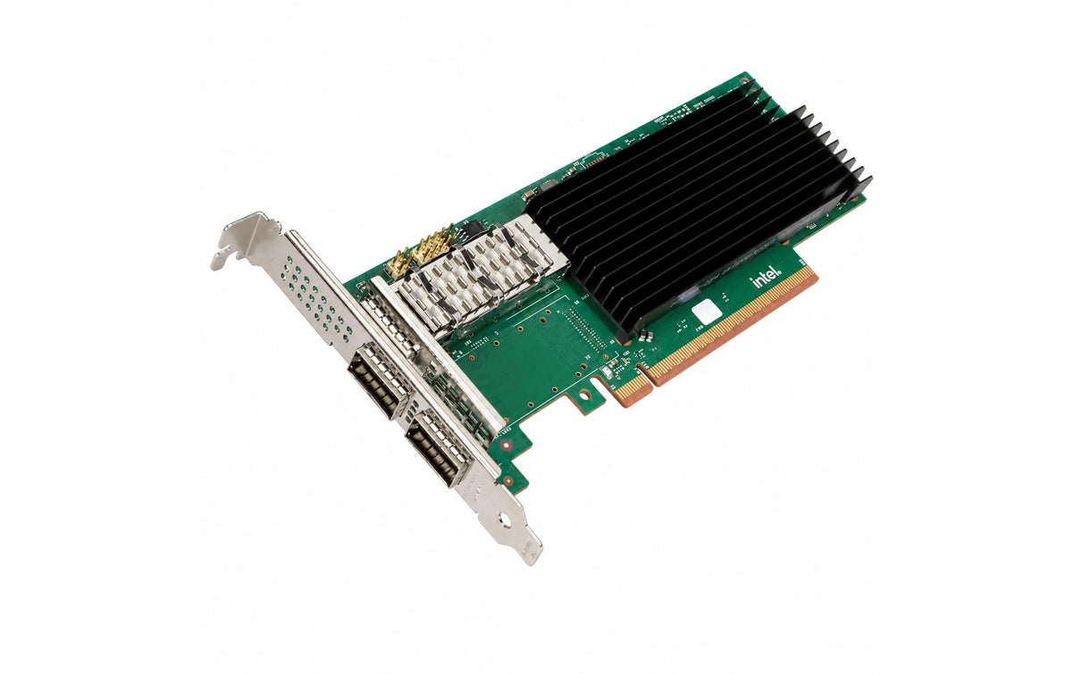 Intel PCIe Netzwerkkarte – 2×QSFP28, bis 200 Gbit/s