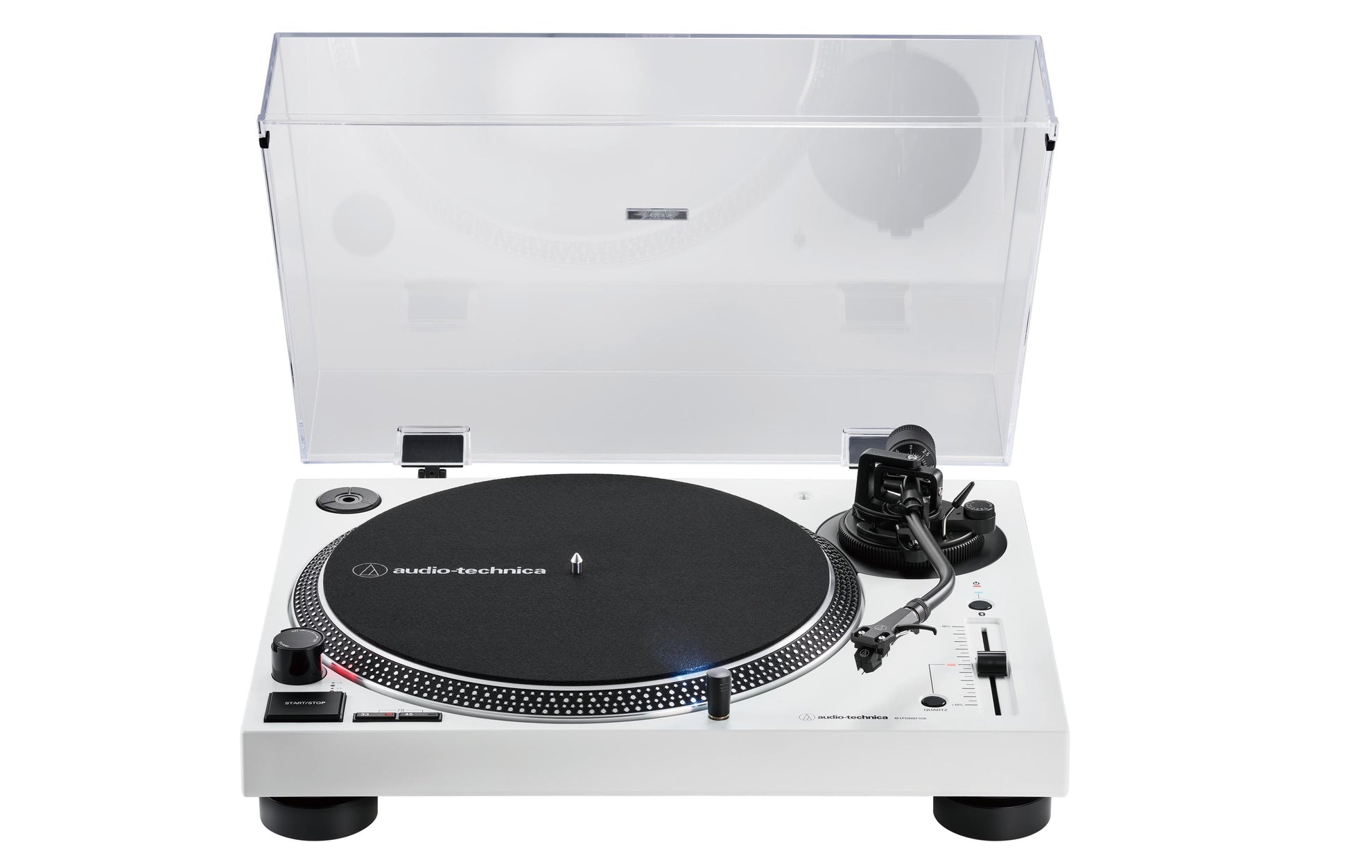 Audio-Technica AT-LP120XUSBWH – Plattenspieler (Direktantrieb), Phono-Vorverstärker, 33⅓/45/78 U/min – Weiss