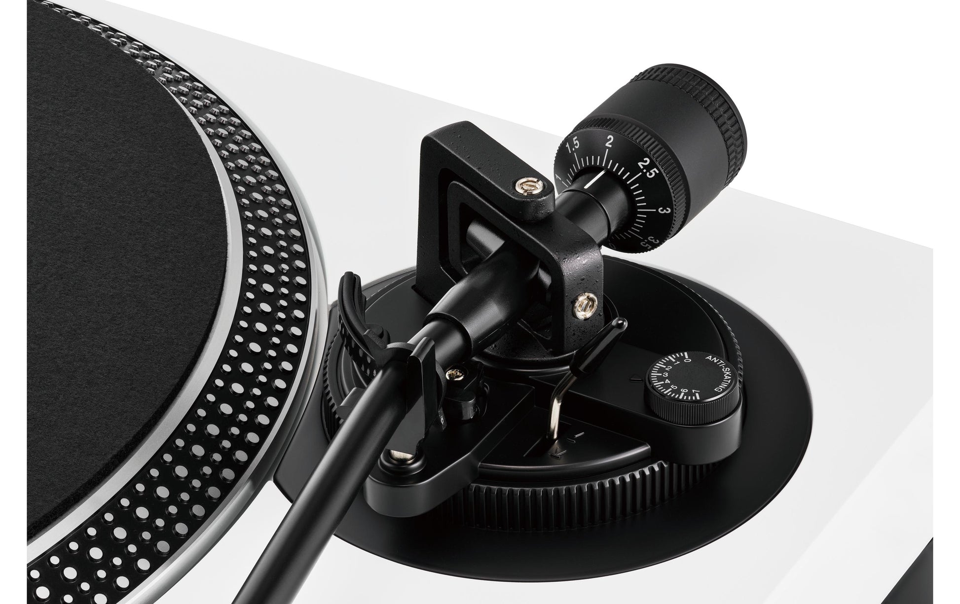 Audio-Technica AT-LP120XUSBWH – Plattenspieler (Direktantrieb), Phono-Vorverstärker, 33⅓/45/78 U/min – Weiss