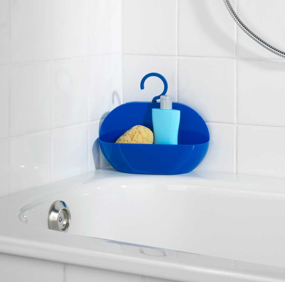 WENKO Seifenhalter (Wand) – Kunststoff (Polyurethan/PVC), 26×9×23 cm, Weiss