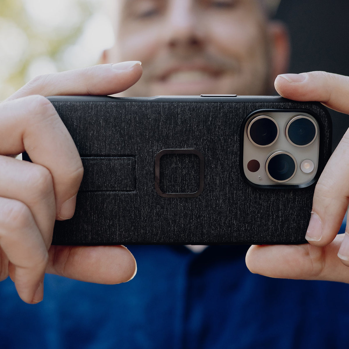Peak Design Backcover – für Apple iPhone 16 Pro, MagSafe, PC+TPU, Anthrazit, bis 2 m sturzsicher
