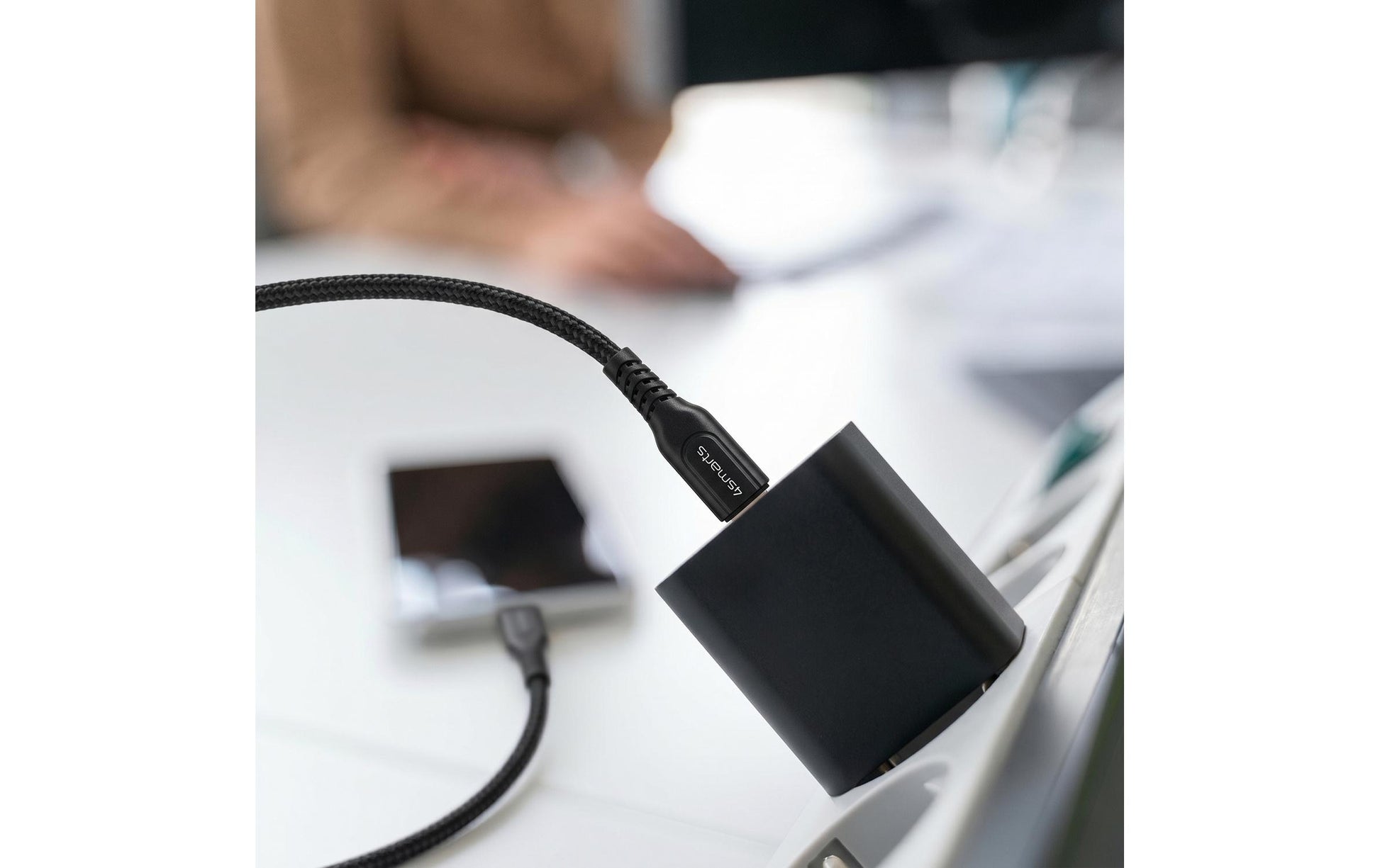 4smarts VoltPlug USB-Wandladegerät 30 W – USB-C×1, PD – Schwarz