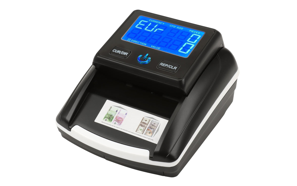 Olympia Safescan NC375 Plus – Banknotenzähler, 90 × 160 × 135 mm, Infrarotprüfung, Schwarz, für EUR