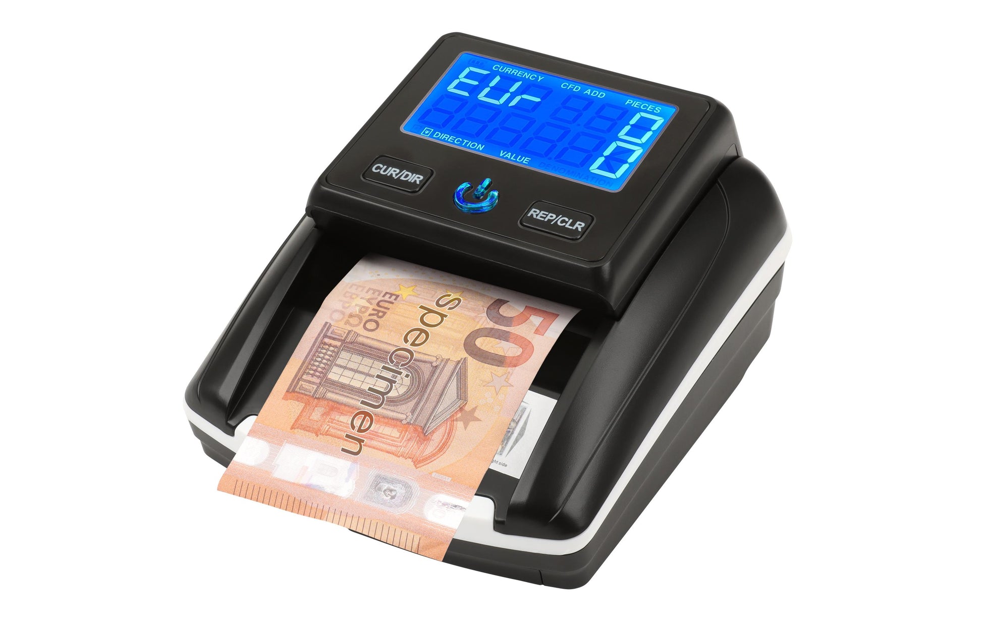 Olympia Safescan NC375 Plus – Banknotenzähler, 90 × 160 × 135 mm, Infrarotprüfung, Schwarz, für EUR