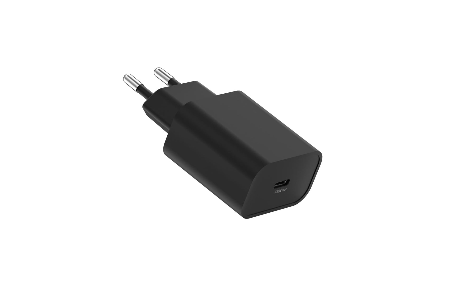 4smarts VoltPlug USB-Wandladegerät 30 W – USB-C×1, PD – Schwarz
