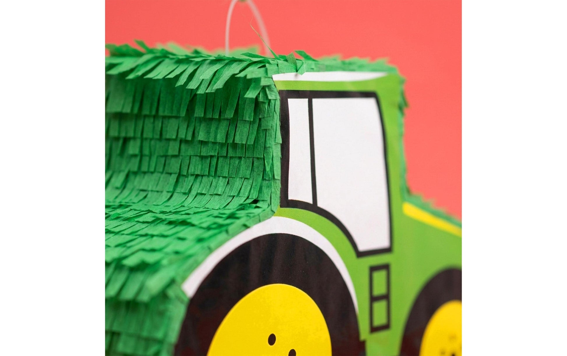 Relaxdays Pinata Traktor – mehrfarbig – 40 × 40 × 12 cm – Papier/Pappe/Kunststoff