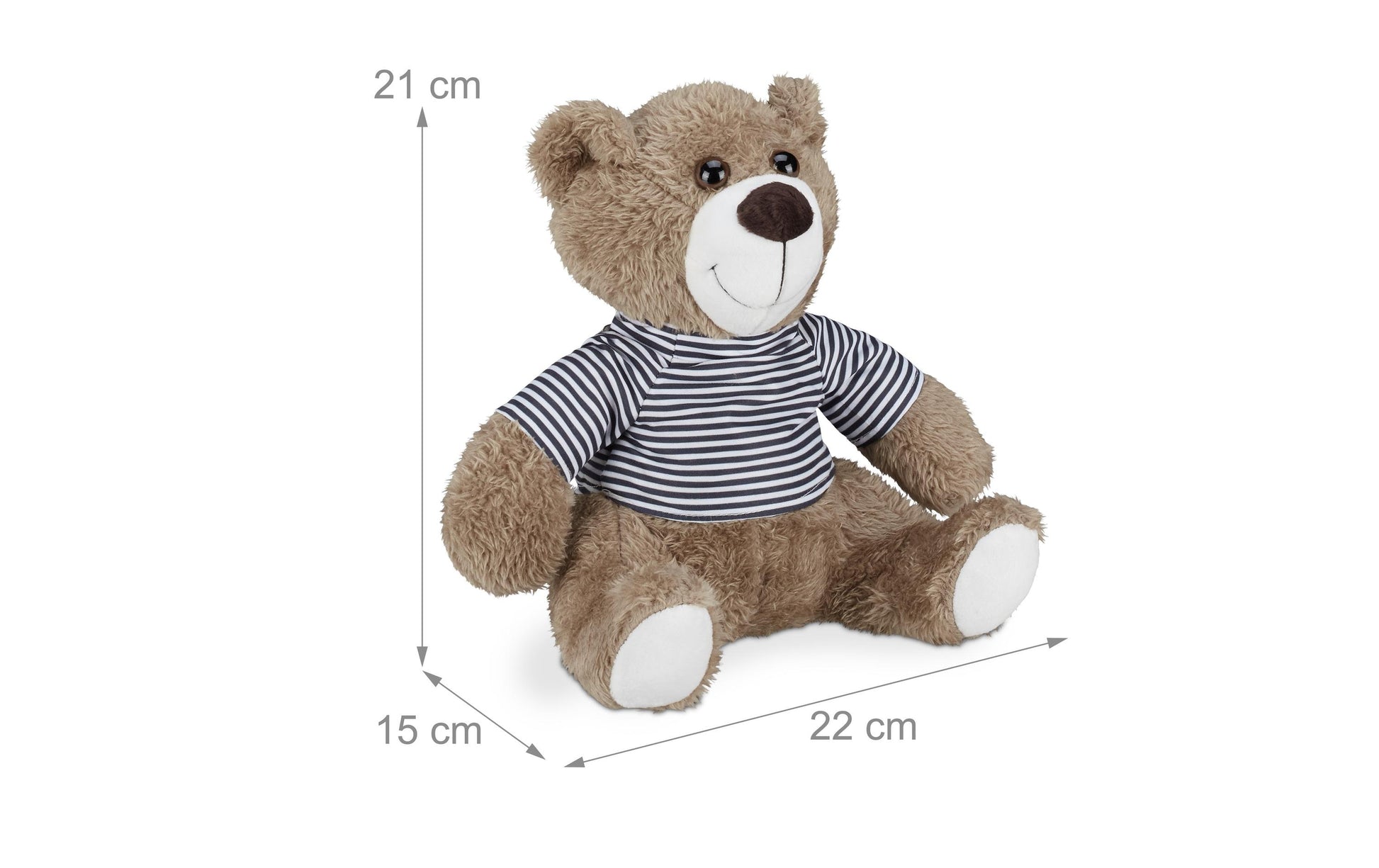Relaxdays Türstopper – Polyester/Sand – Hellbraun/Weiss