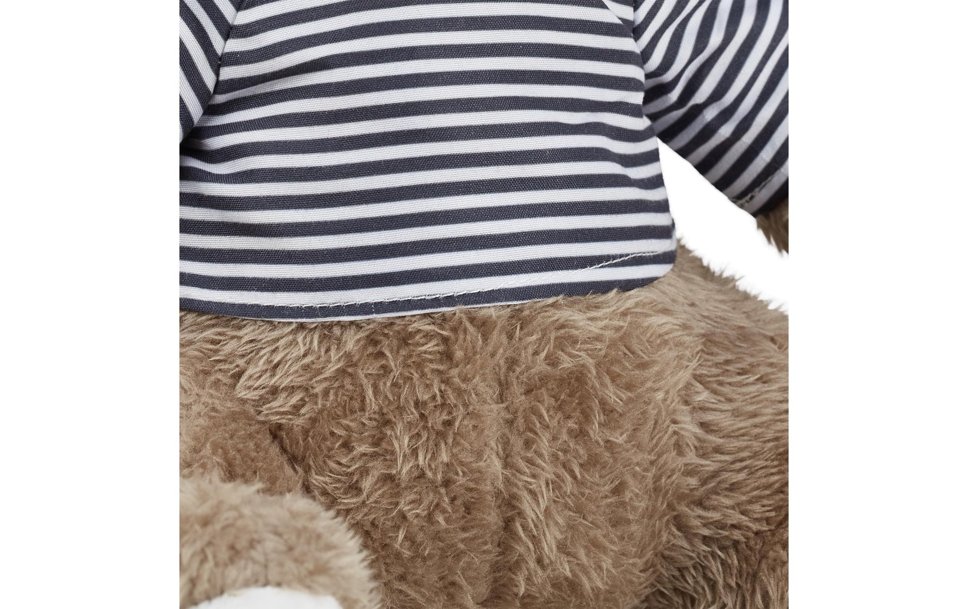 Relaxdays Türstopper – Polyester/Sand – Hellbraun/Weiss