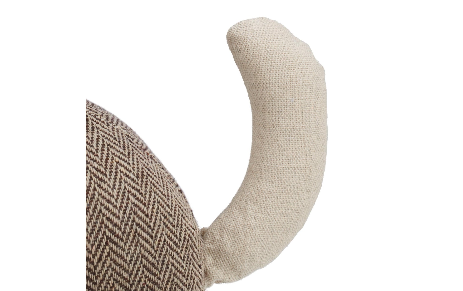 Relaxdays Türstopper – Polyester/Sand – beige/braun – 220 × 255 × 100 mm