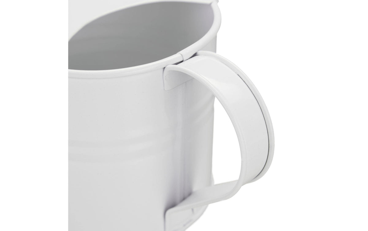 Relaxdays Giesskanne – 1300 ml – Eisen, Weiss