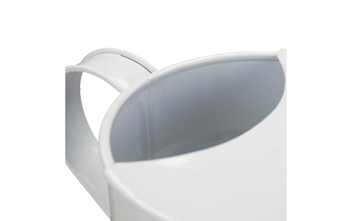 Relaxdays Giesskanne – 1300 ml – Eisen, Weiss