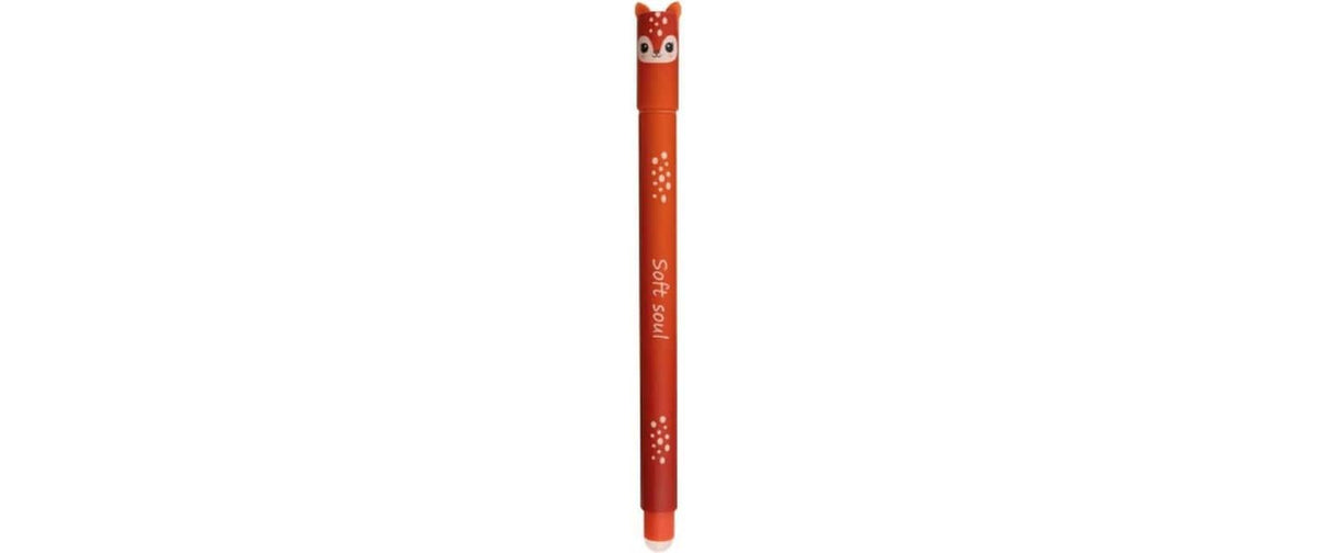 Eberhard Faber Animal Erase It Gelschreiber – Blau/Rot, Spitze 0,7 mm, radierbar, nachfüllbar