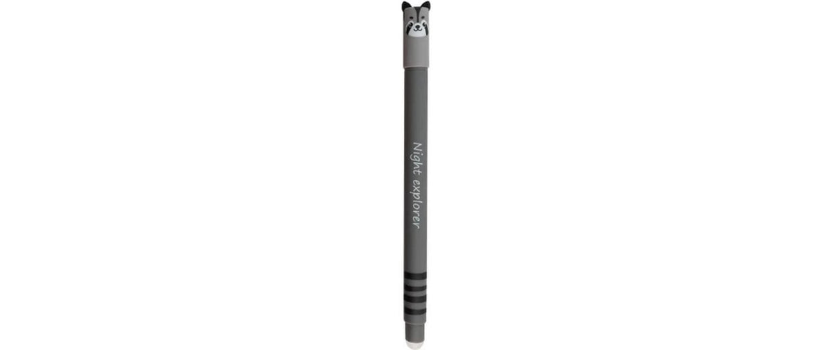 Eberhard Faber Animal Erase It Gelschreiber, Kappe – Blau, Spitze 0,7 mm, radierbar, nachfüllbar