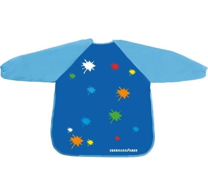 Eberhard Faber Malschürze, Einheitsgrösse 4–9 Jahre, 100 % Polyester, Blau