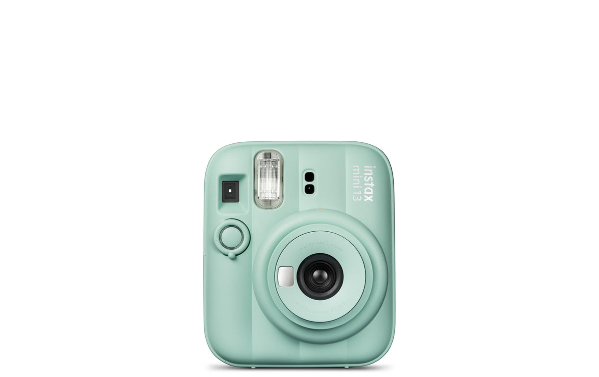 FUJIFILM Instax Mini 13 Grün – Sofortbildkamera, Instax Mini Film, 2× AA Batterie, Integrierter Blitz