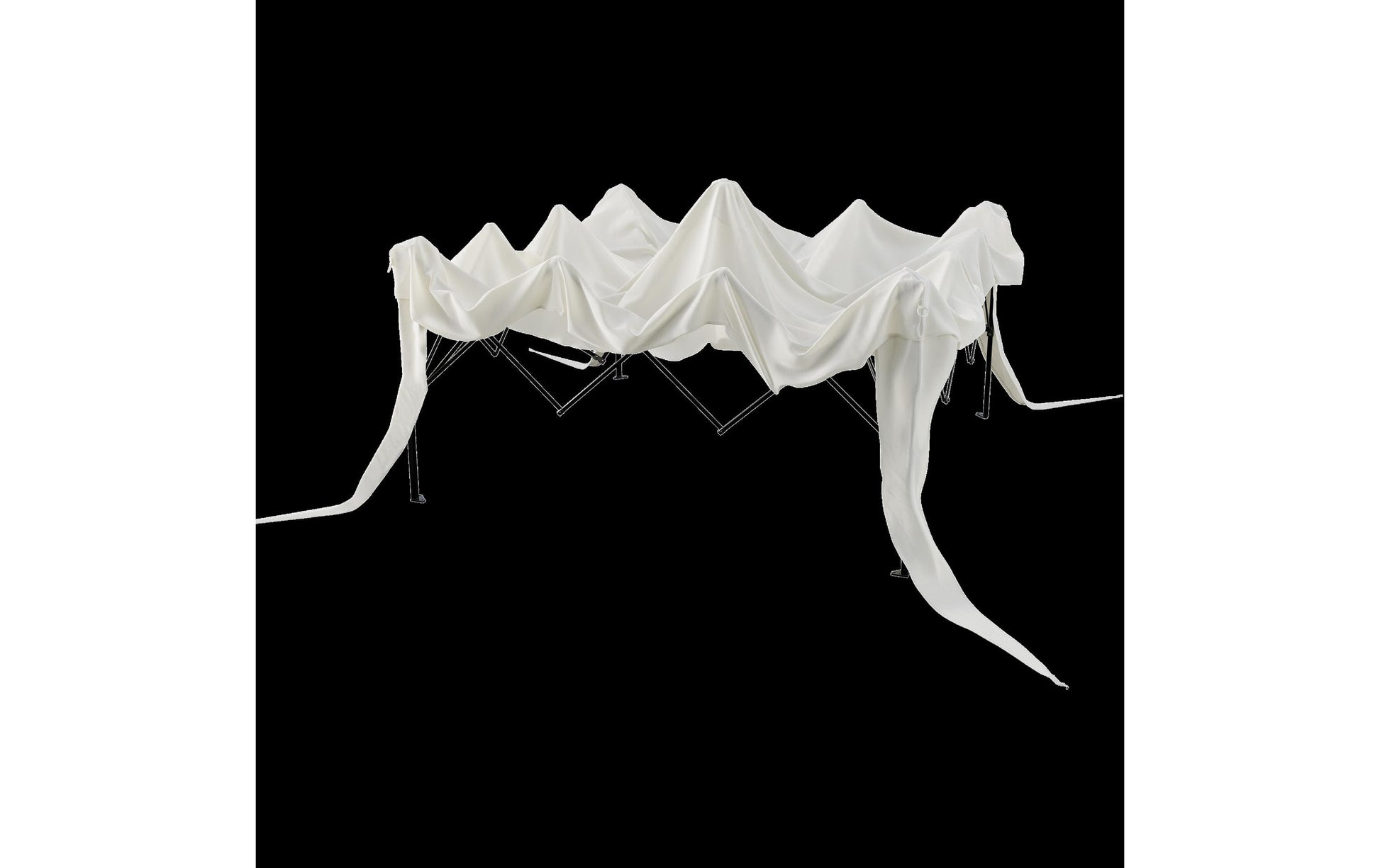 Tristar Pavillon – 300 cm × 250 cm, beige, Polyester, Stahl (pulverbeschichtet), Aussenbereich