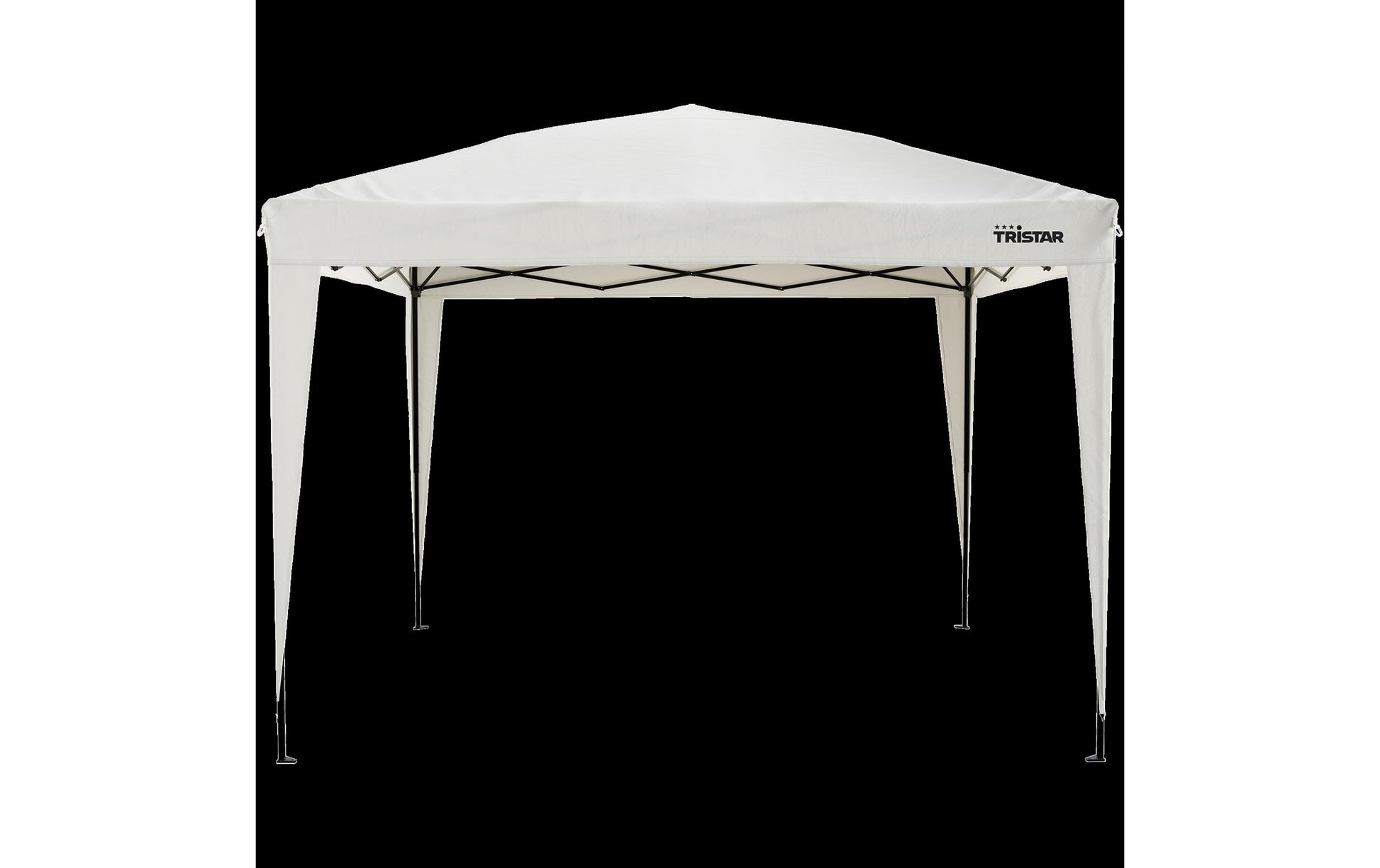 Tristar Pavillon – 300 cm × 250 cm, beige, Polyester, Stahl (pulverbeschichtet), Aussenbereich
