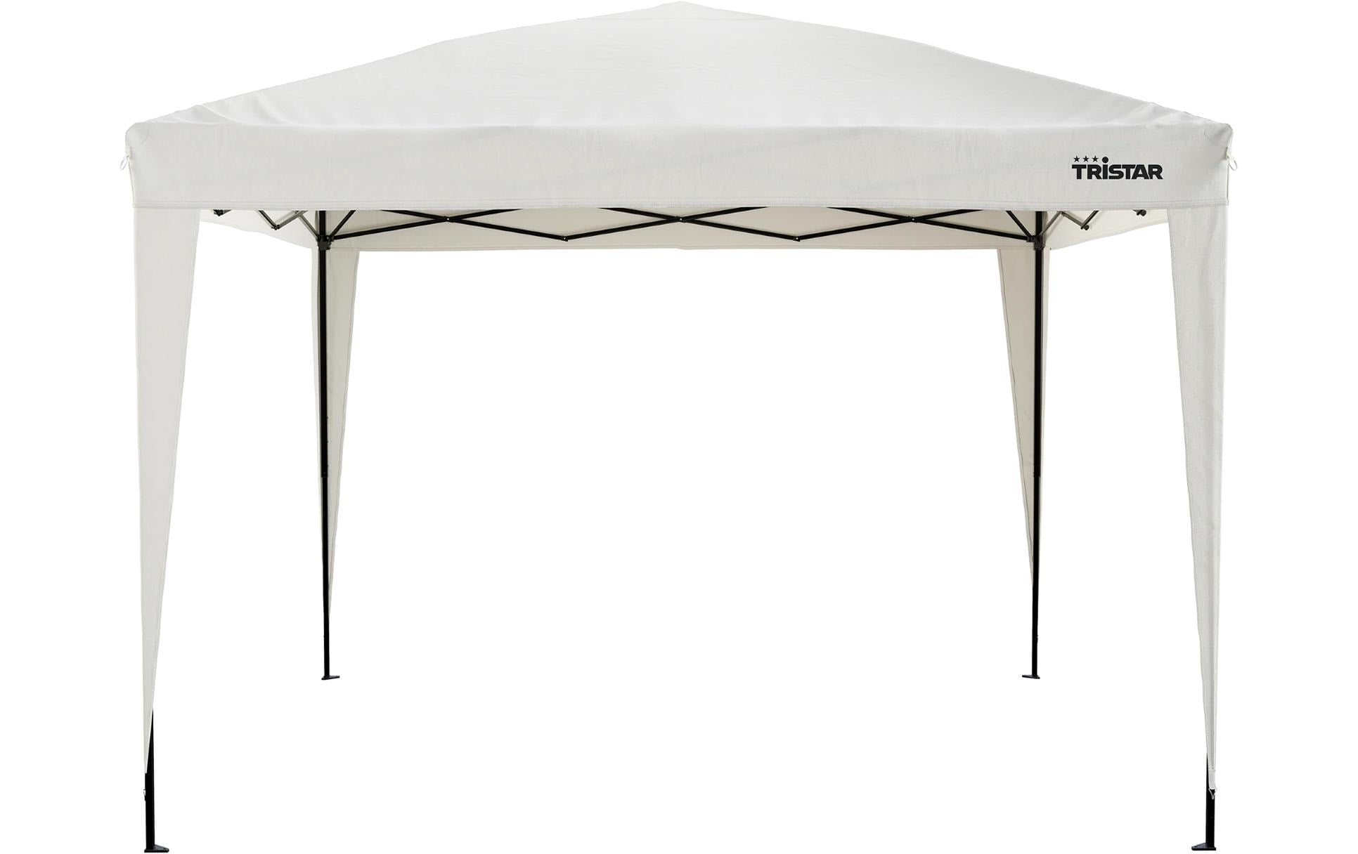 Tristar Pavillon – 300 cm × 250 cm, beige, Polyester, Stahl (pulverbeschichtet), Aussenbereich