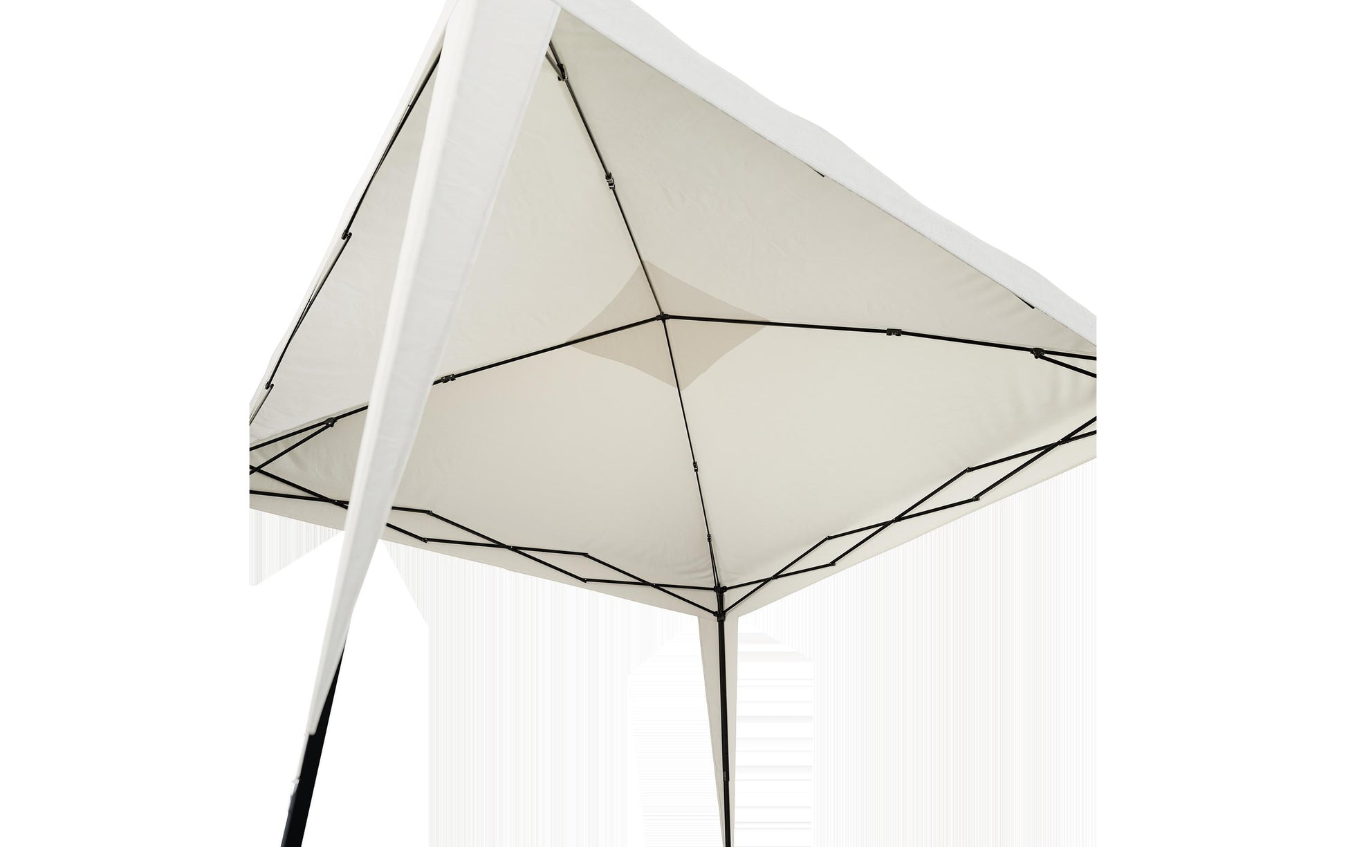 Tristar Pavillon 3 × 3 m – Polyester/Stahl (pulverbeschichtet) – beige – witterungsbeständig
