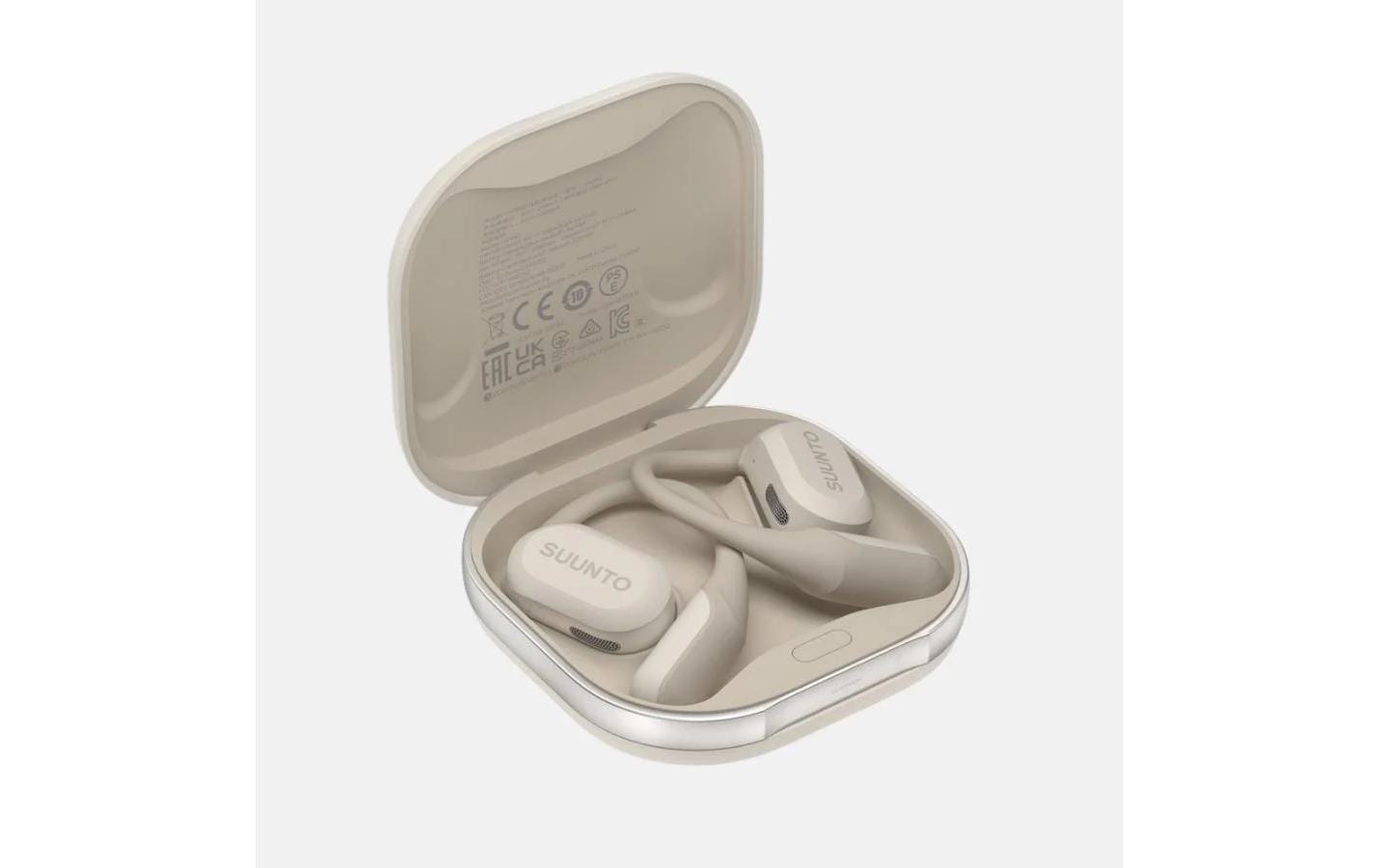 Suunto Spark Over-/On-Ear Kopfhörer – BT, USB-C, mit Ladecase, Weiss