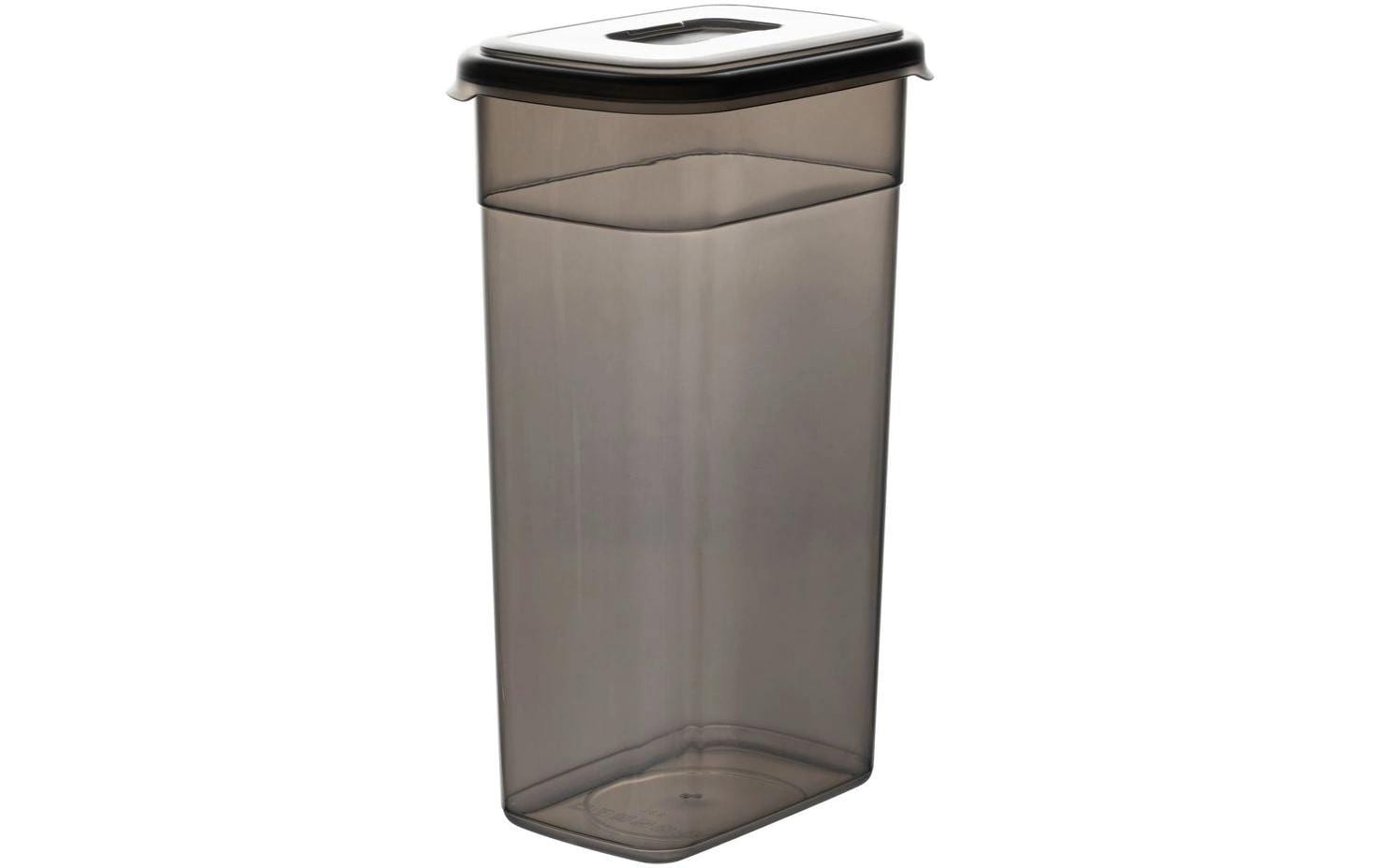 Hermia Vorratsdose 3,2 l, 12 × 16,5 × 27,5 cm, Kunststoff, Anthrazit