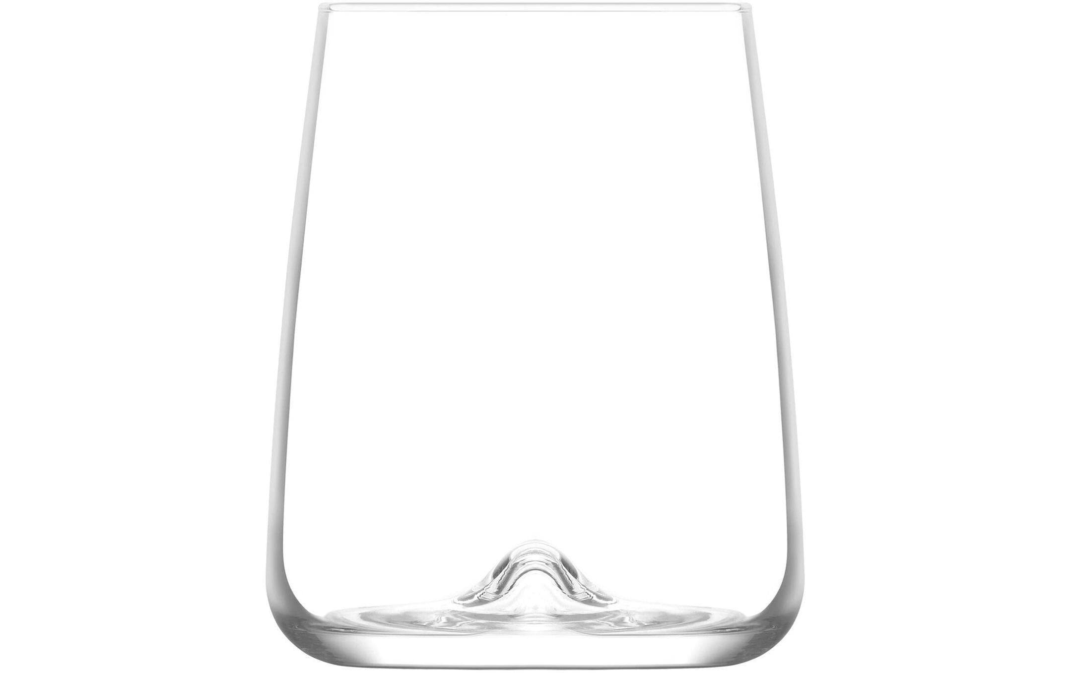Hermia Trinkglas – 475 ml, 7,1 × 7,1 × 10,9 cm, Glas, Transparent