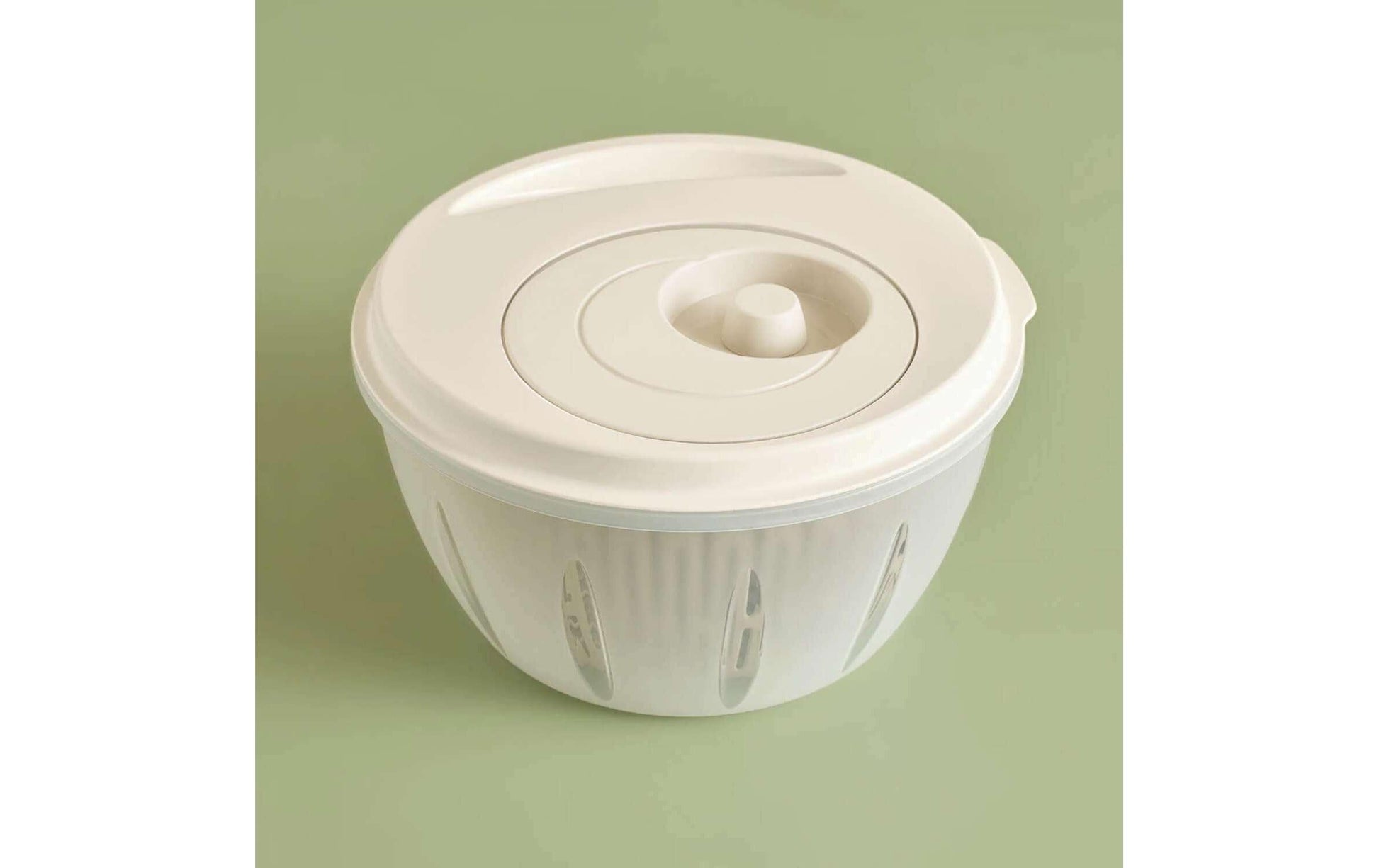 Hermia Salatschleuder Ø 25,6 × 25,6 cm, Kunststoff, creme
