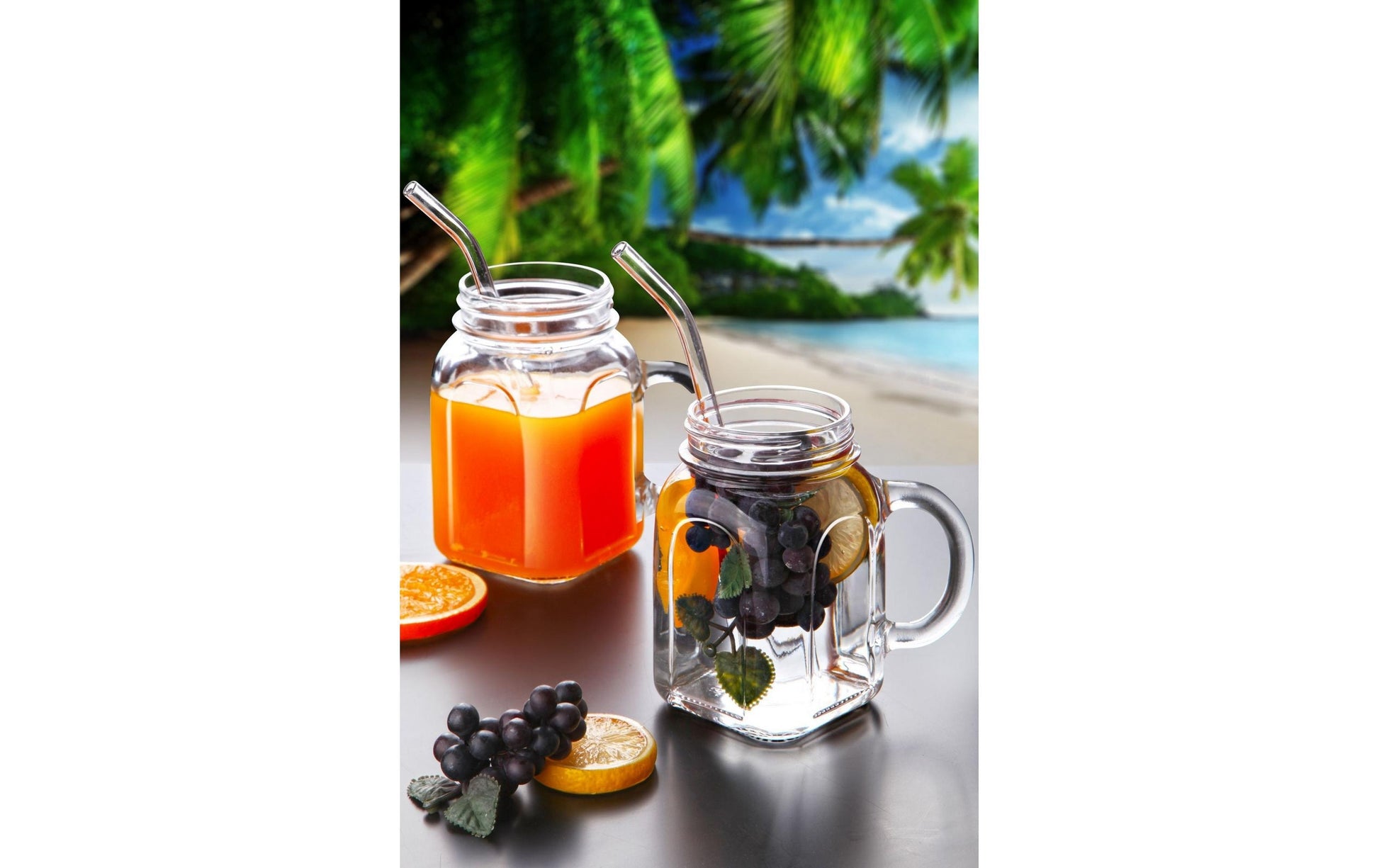 Hermia Trinkglas – 2er Set, 450 ml, Ø 7,0 cm, H 12,0 cm, Glas, Transparent, spülmaschinenfest