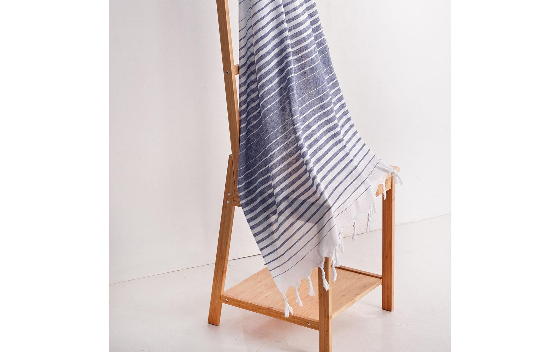 Foutastic Strandtuch Golge – 90 × 180 cm, Dunkelblau, Baumwolle