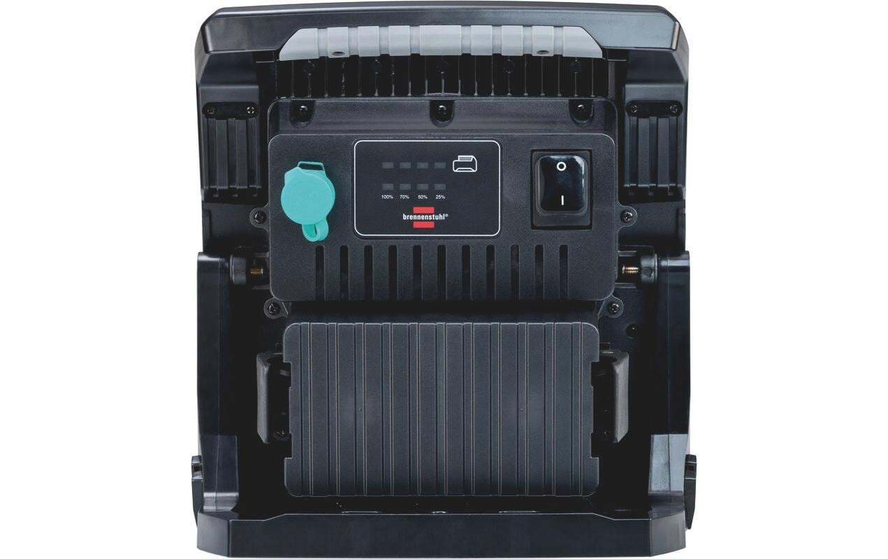 Brennenstuhl Arbeitsstrahler – 61,6 W – 6500 K – IP65 – Akkubetrieb, Netzbetrieb – dimmbar, Schwarz, Metall