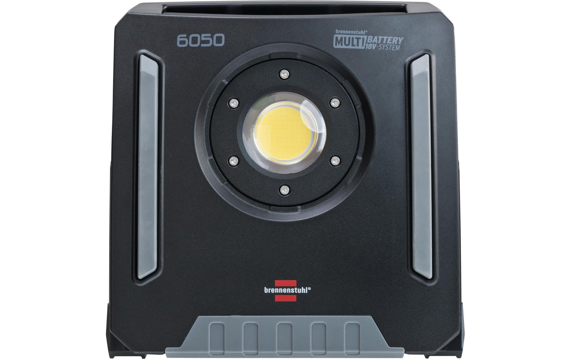 Brennenstuhl Arbeitsstrahler – 61,6 W – 6500 K – IP65 – Akkubetrieb, Netzbetrieb – dimmbar, Schwarz, Metall