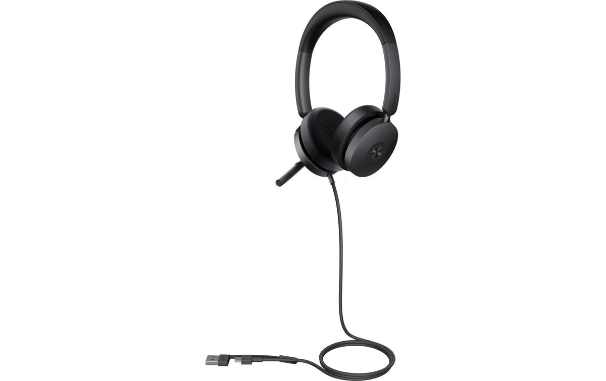 Yealink UH48 SE Dual USB-C/A Office-Headset – Over-Ear, Mono, USB-C & USB-A, Schwarz