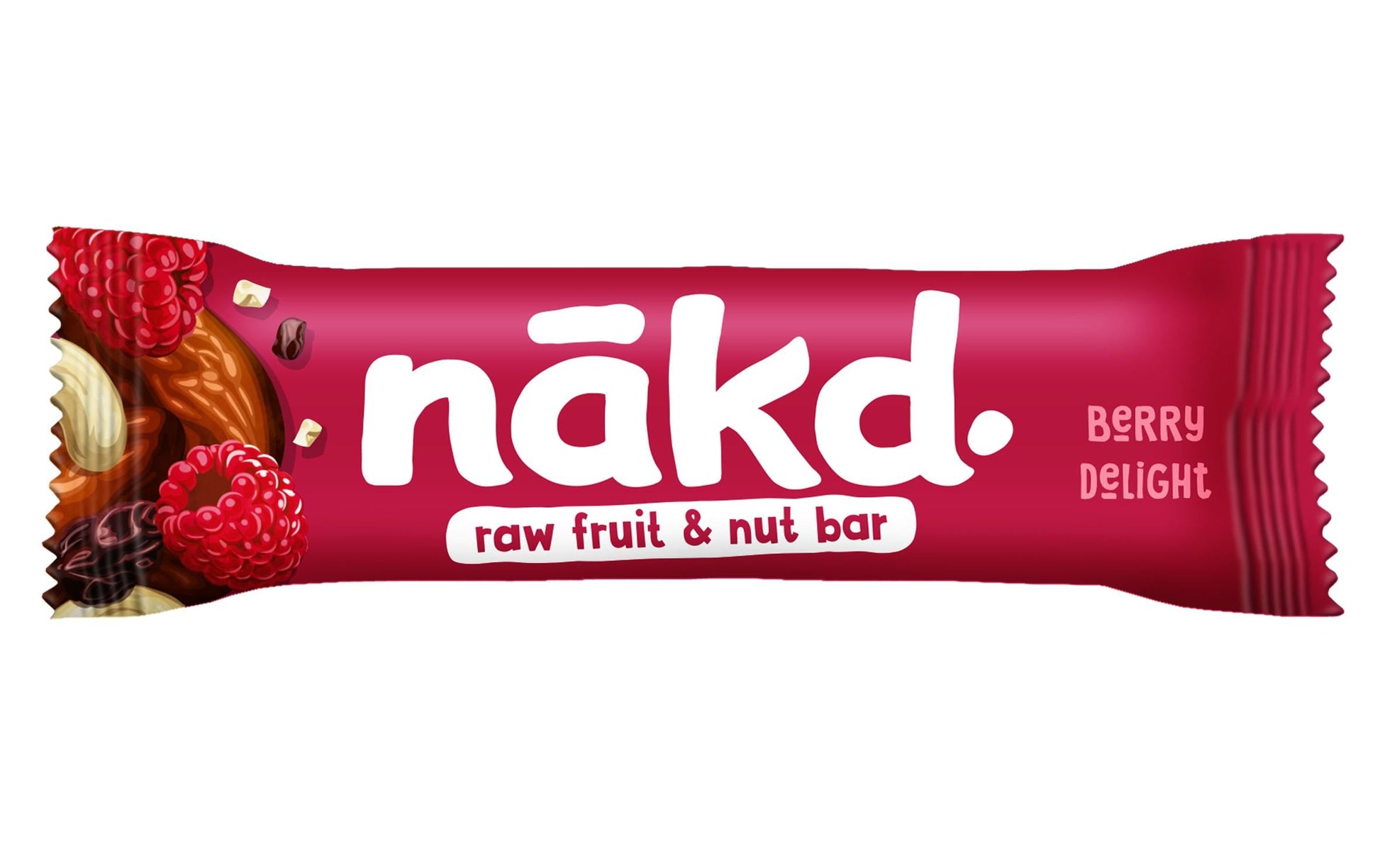 Nakd Berry Delight Riegel – Himbeere, vegan, glutenfrei – 35 g