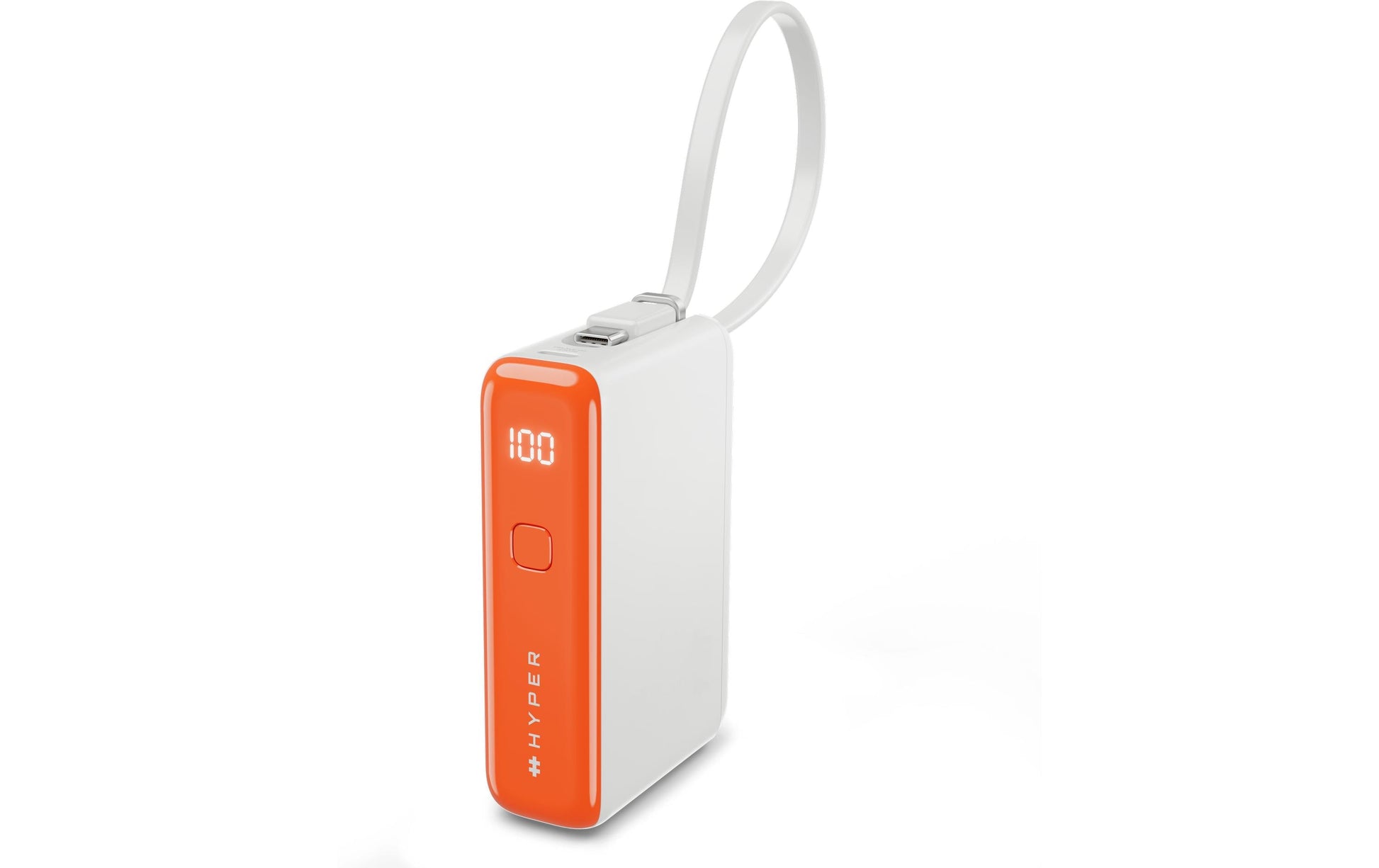 Hyper Flex 10K Powerbank 10'000 mAh – 30 W PD, 1× USB-C, orange