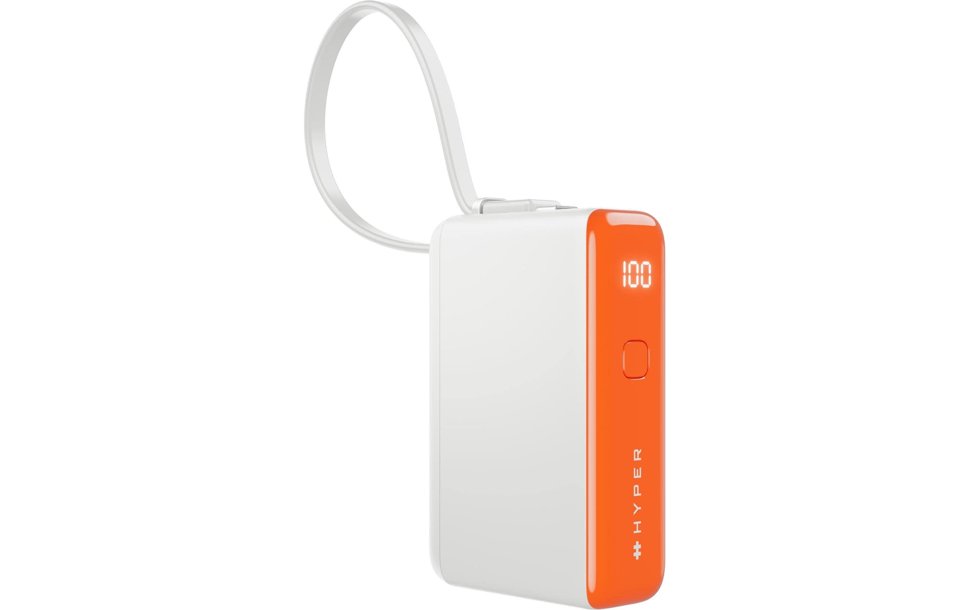 Hyper Flex 10K Powerbank 10'000 mAh – 30 W PD, 1× USB-C, orange